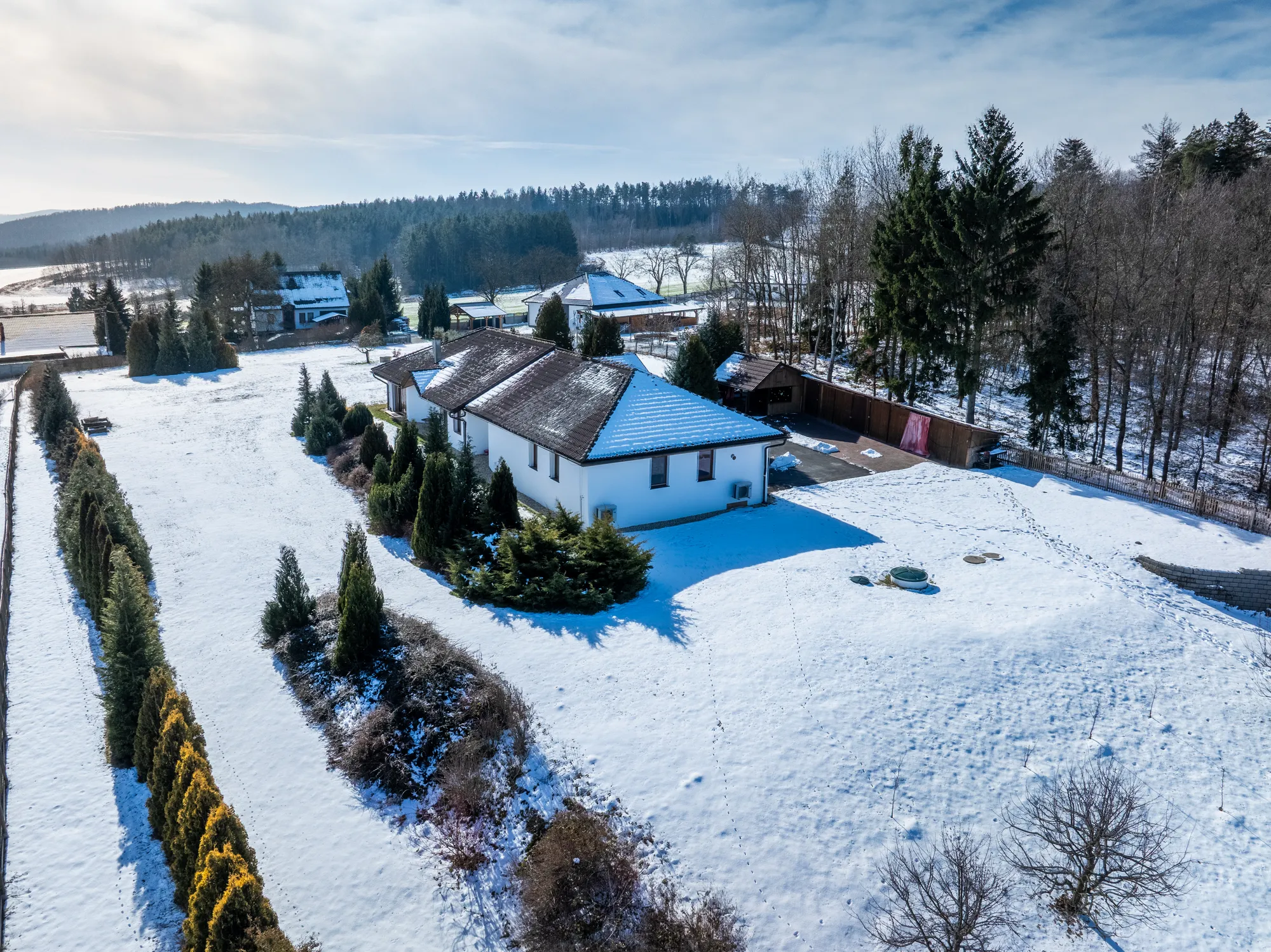 Property in winter