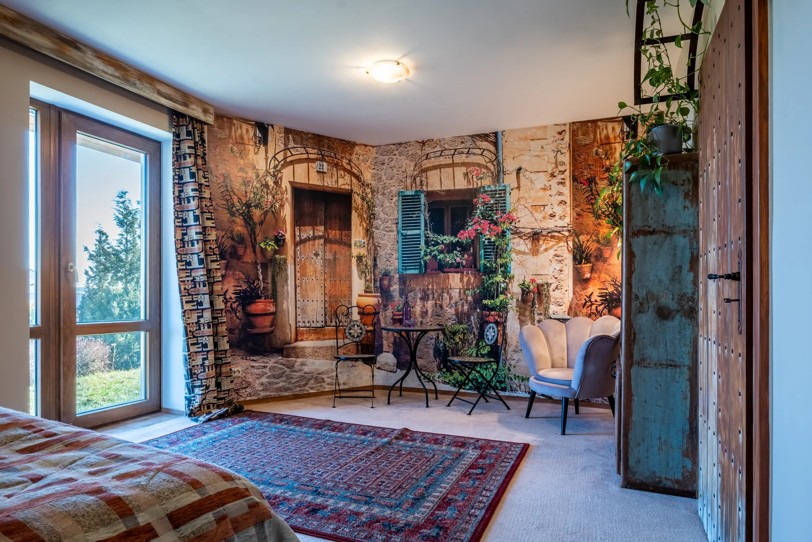 Bedroom wall mural