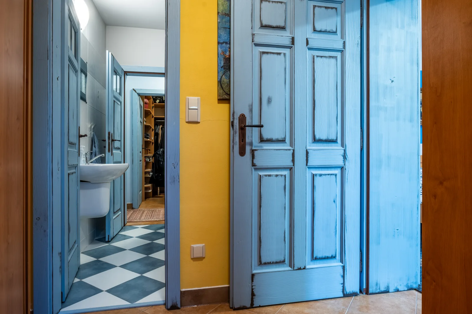 Blue door